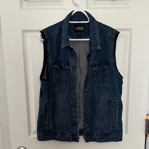 RUDE Dark Blue Denim Vest